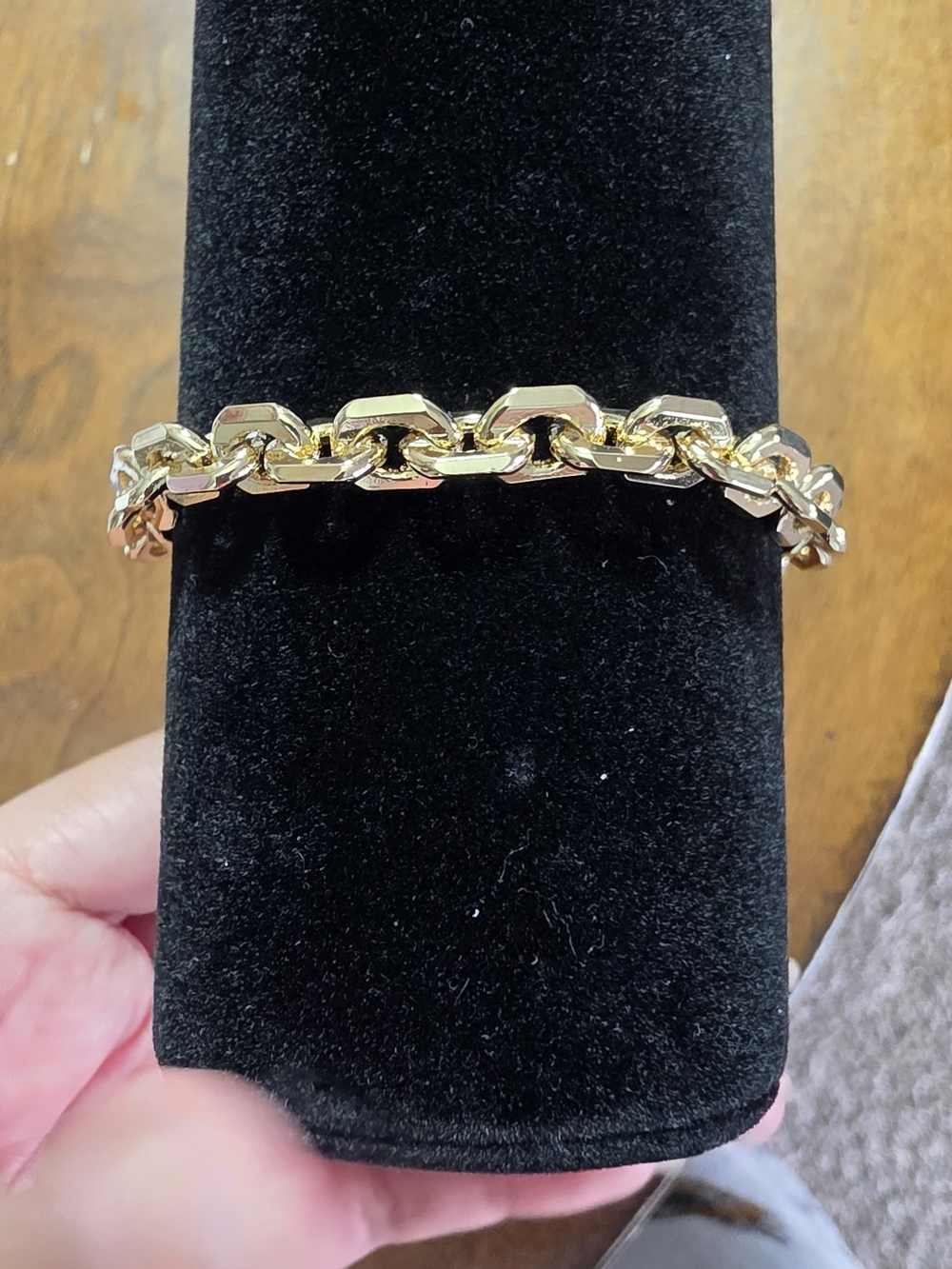 Pulsera Unisex Oro Laminado 14k